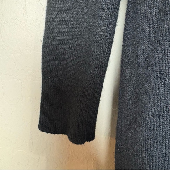 Talbots Fair Isle Black Sweater Dress Mock Turtleneck Size M Women’s - Picture 6 of 10